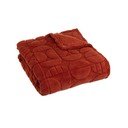 Opečnato oranžna odeja iz mikropliša 130x160 cm Mid Century – Casa Selección