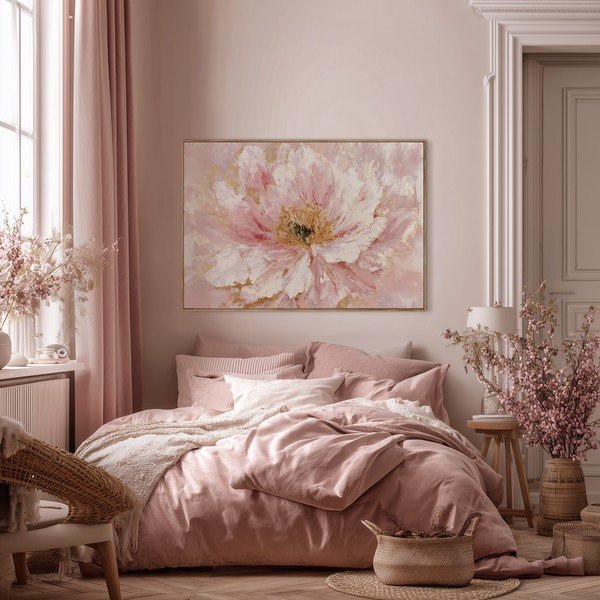 Tiskana slika z okvirjem/na platnu 100x70 cm Floral Whispers – Styler-image-3