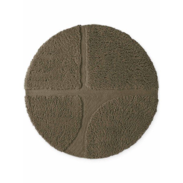 Kaki zelena ročno tkana okrogla preproga ø 200 cm Lambeth Jasper – Ted Baker