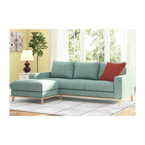 Turkizna kotna sedežna garnitura (z levim kotom) Beata – Ropez-image-1