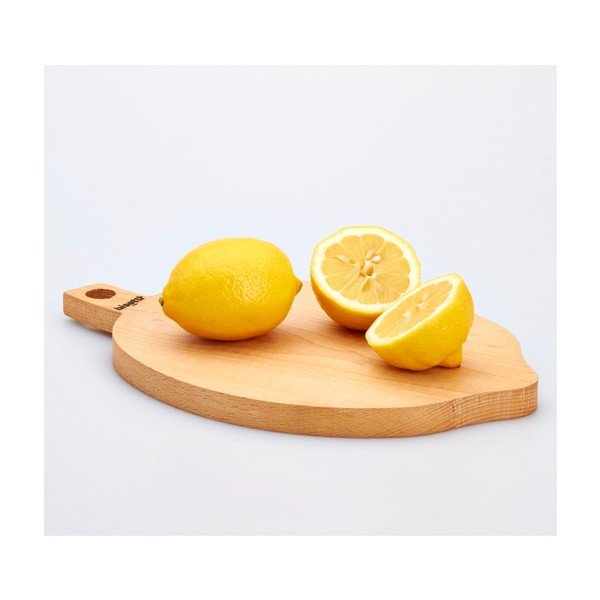 Deska za rezanje iz bukovega lesa Bisetti Lemon, 21 x 34 cm-image-1