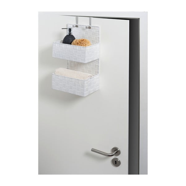 Beli dvojni kopalniški organizator Wenko Adria-image-1