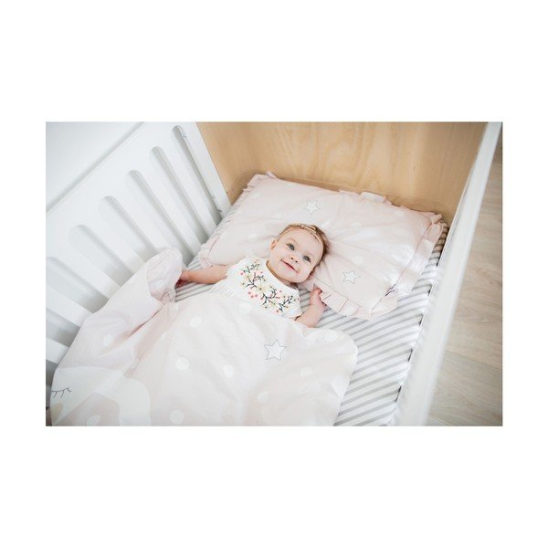 Set otroške bombažne odeje in vzglavnika BELLAMY Swan, 100 x 135 cm-image-3