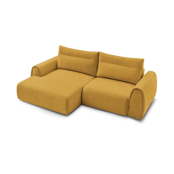 Oker rumena kotna sedežna garnitura Aden – Bobochic Paris-image-3