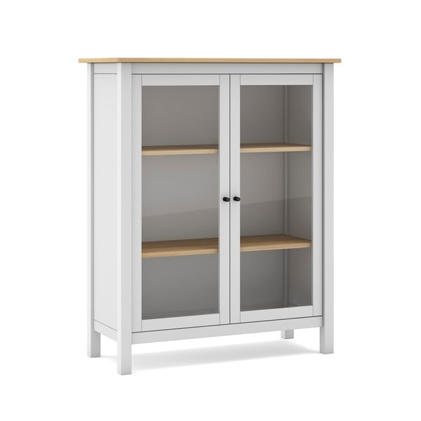 Bela/naravna vitrina iz masivnega bora 90x110 cm Misti – Marckeric-image-2