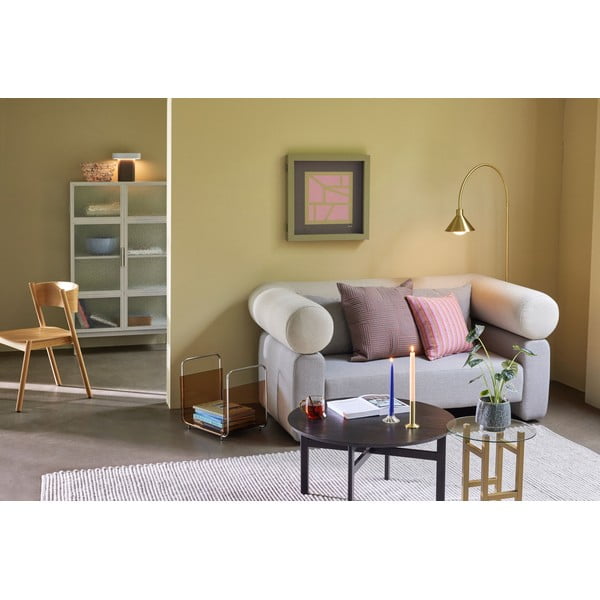 Okrogla stranska mizica s stekleno mizno ploščo ø 40 cm Elevate – Hübsch-image-3