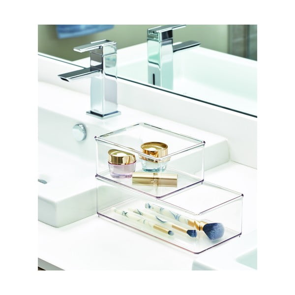 Prozorna škatla za shranjevanje iDesign The Home Edit, 11,9 x 24 cm-image-4