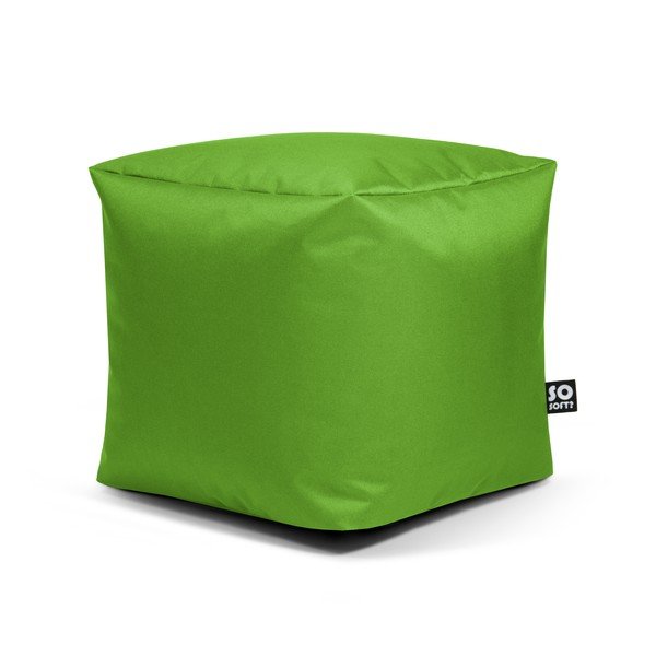 Zelena otroška vreča za sedenje Cube M – So Soft?