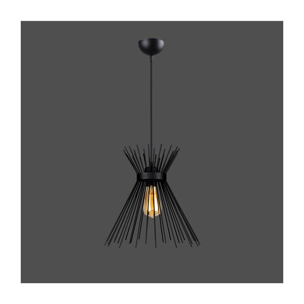 Črna kovinska viseča svetilka Izmir - Squid Lighting-image-1