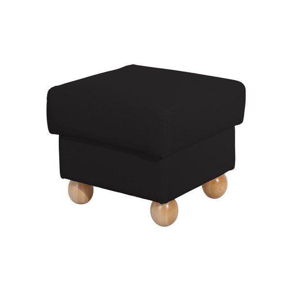 Max Winzer Monarch Black Ottoman