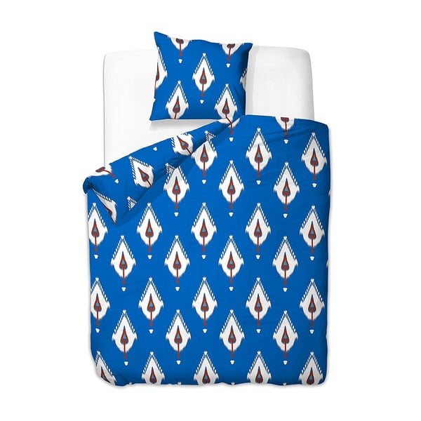 Modra podaljšana posteljnina za zakonsko posteljo iz mikrovlaken 200x220 cm Ambient - AmeliaHome