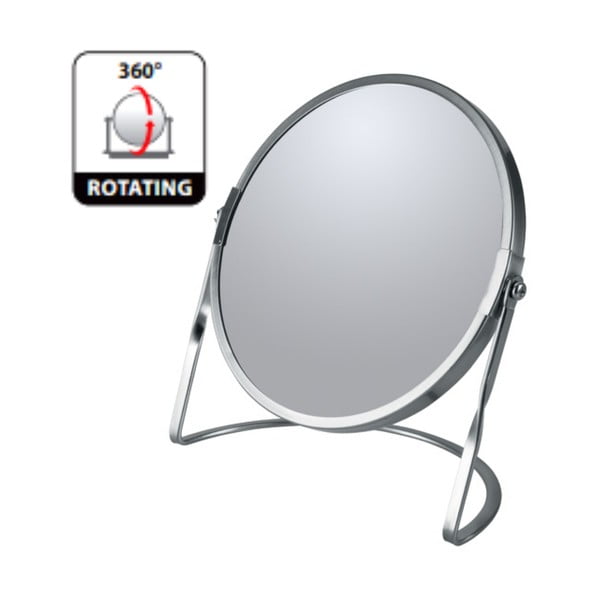 Kozmetično povečevalno ogledalo (5x povečava) ø 18 cm Akira – Spirella-image-3