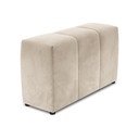 Bež žametno naslonjalo za modularni kavč Rome Velvet - Cosmopolitan Design 