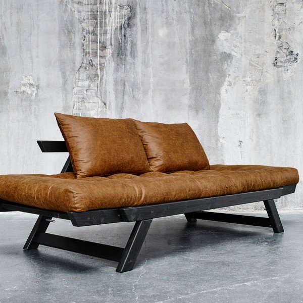 Kavč Karup Vintage Bebop Black/Cognac-image-2