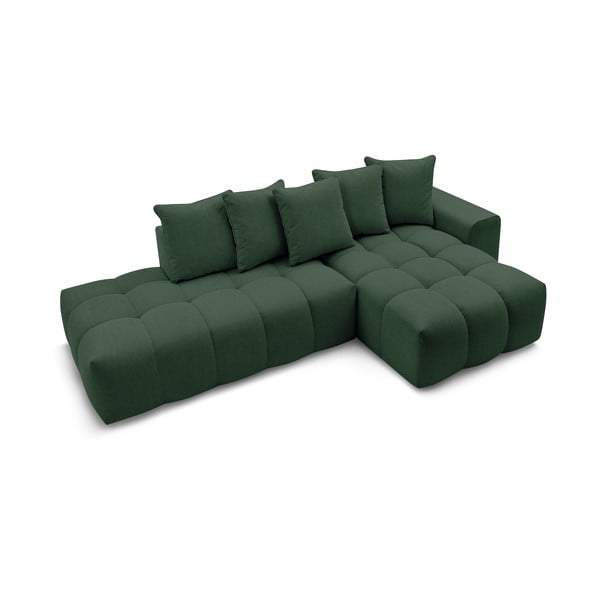 Zeleni kotni kavč (desni kot) Mont-Blanc - Bobochic Paris-image-4