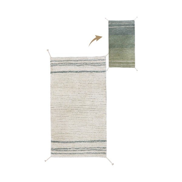 Zelena/modra bombažna preproga 80x140 cm Twin Vintage – Lorena Canals-image-1