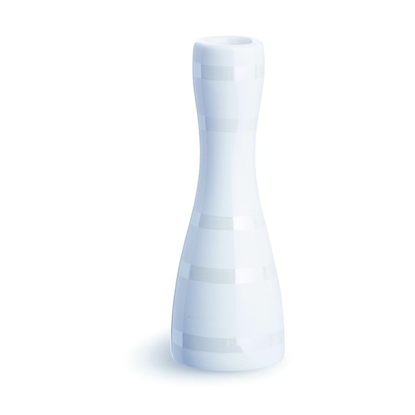 Svečenik iz bele keramike Kähler Design Omaggio, višina 16 cm