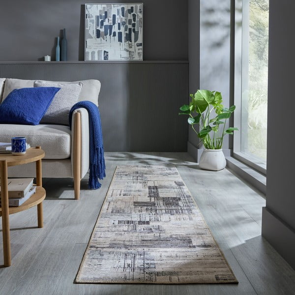 Siv pralen tekač 60x230 cm Silas Abstract – Flair Rugs-image-1