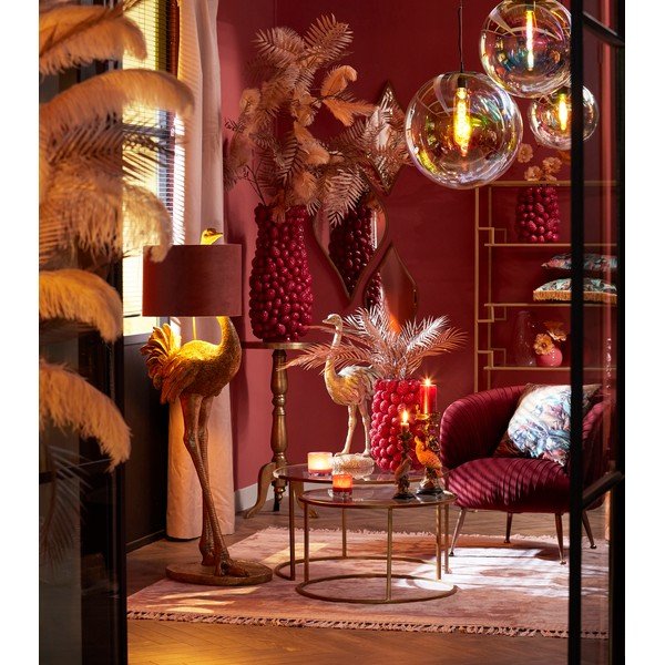 Viseča svetilka s steklenim senčilom ø 48 cm Medina – Light & Living-image-2