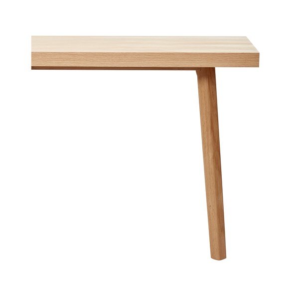 Jedilna miza v hrastovem dekorju 100x200 cm Herringbone – Hübsch-image-2