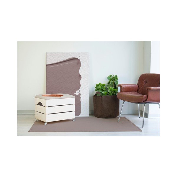 Bela škatla za shranjevanje s sedežem Really Nice Things Heart,, 50 x 35 cm-image-1