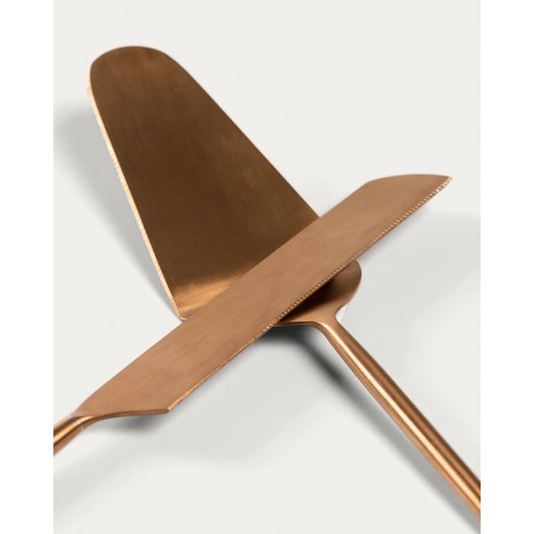 Komplet za serviranje torte iz nerjavečega jekla 2 ks Kelda – Kave Home-image-2