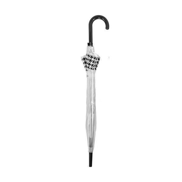Prozoren vetrovni dežnik s samodejnim odpiranjem Ambiance Dog Stooth, ⌀ 84 cm-image-1