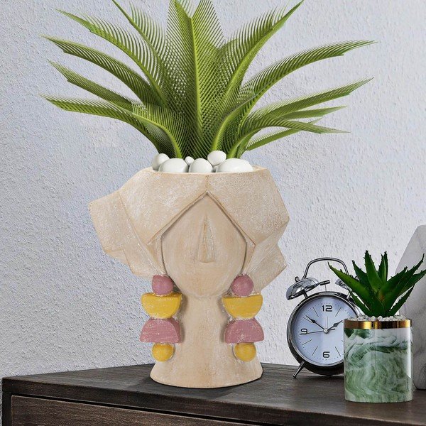 Bež vaza iz poliresina 27 cm Elegant – Mauro Ferretti-image-1