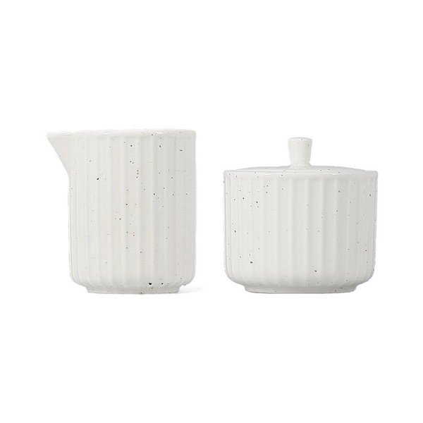 Komplet sladkornice in vrčka za mleko Ora Gloss – Salt&Pepper