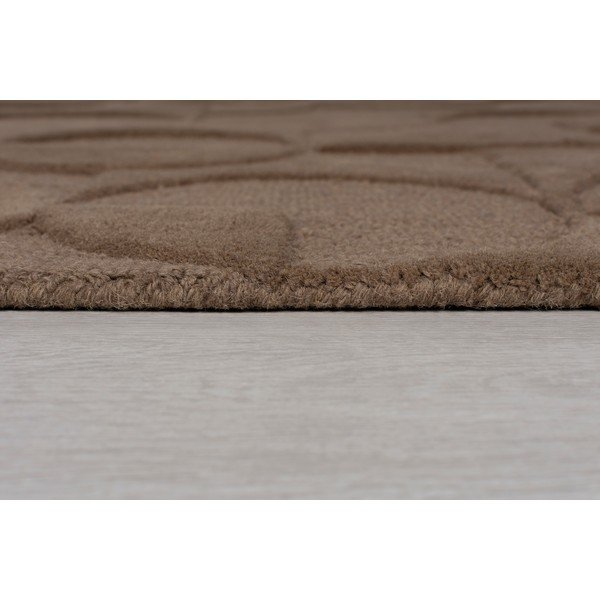 Rjava volnena preproga Flair Rugs Gigi, 120 x 170 cm-image-3