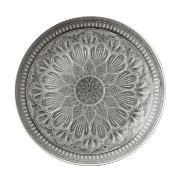 Ladelle Catalina siv lončeni krožnik, ⌀ 33,5 cm
