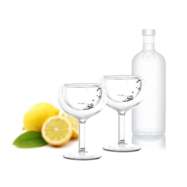Komplet 2 kozarcev z dvojnimi stenami Vialli Design Vodka, 30 ml-image-1