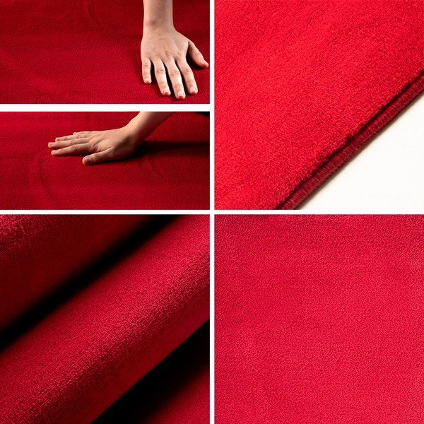 Rdeča pralna okrogla preproga ø 120 cm Sky – Ayyildiz Carpets-image-2