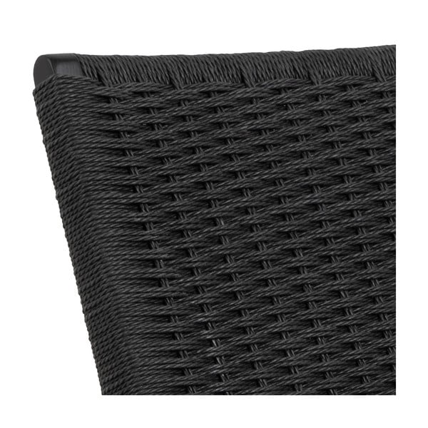 Črn pleten fotelj Carson – Actona-image-4