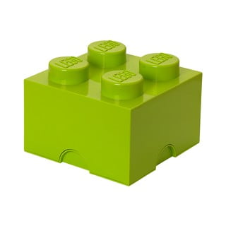 Kvadratna limetno zelena škatla za shranjevanje LEGO®