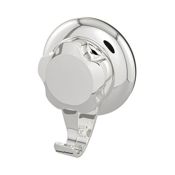 Kovinski obešalnik v srebrni barvi z namestitvijo brez vrtanja Bestlock Bath – Compactor