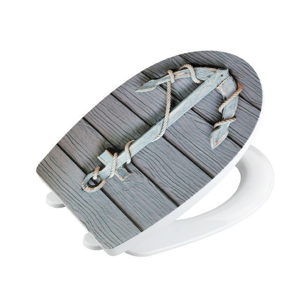 WC deska z visokim sijajem Wenko Rope, 45 x 36,5 cm-image-2