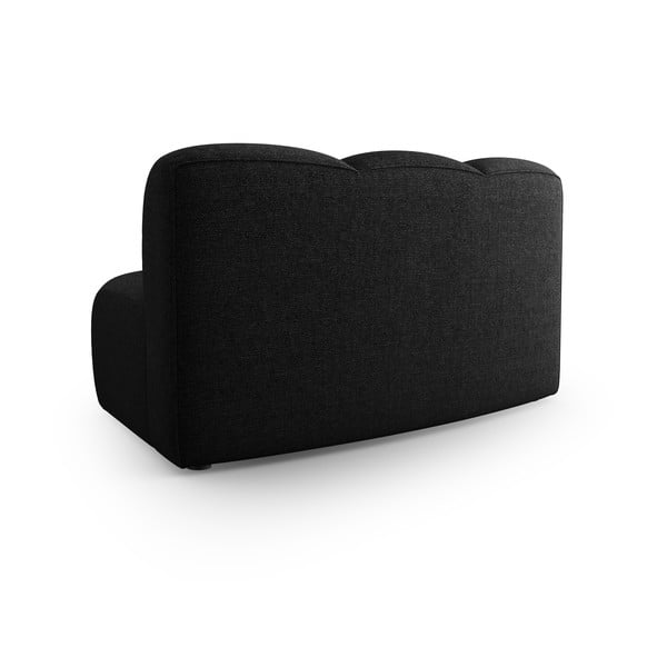Črno-antracitno siv modul za sedežno garnituro (sredinski modul) Lupine – Micadoni Home-image-3
