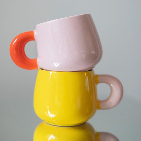 Rumena skodelica iz porcelana new bone china 470 ml Coco – ONA-image-3
