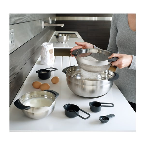 Sijajno srebrne sklede v kompletu 9 ks Nest 100 Collection – Joseph Joseph-image-4