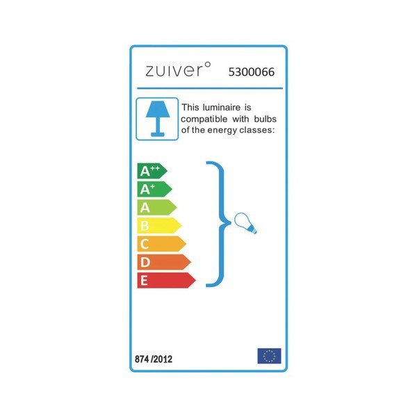 Siva viseča svetilka Zuiver Dek, ⌀ 51 cm-image-1