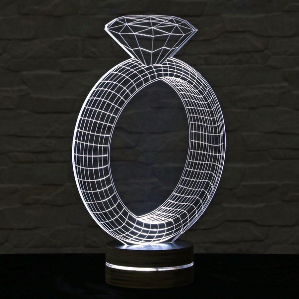 3D namizna svetilka Ring-image-1
