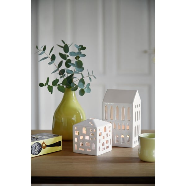 Bel keramični svečnik Kähler Design Urbania Lighthouse Church-image-4