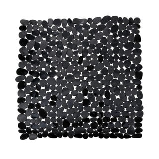 Črna protizdrsna kopalniška podloga Wenko Paradise, 54 x 54 cm
