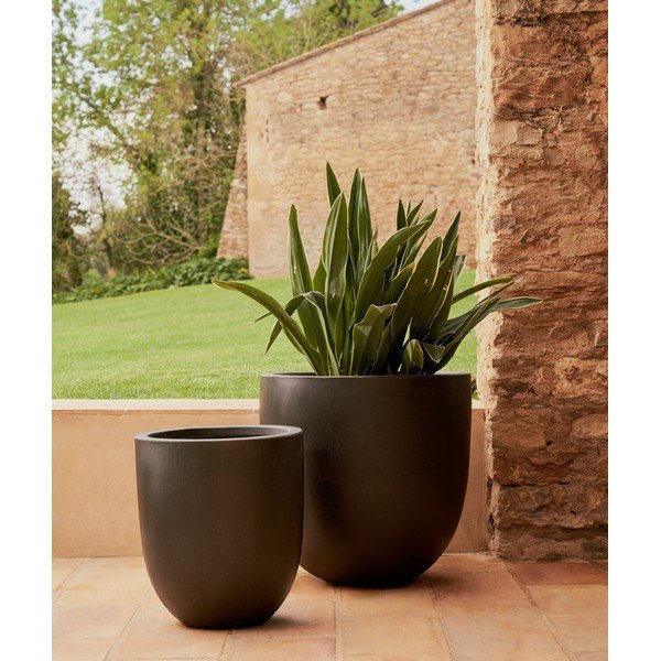 Betonski okrasni cvetlični lonec ø 54 cm Aiguablava – Kave Home-image-1