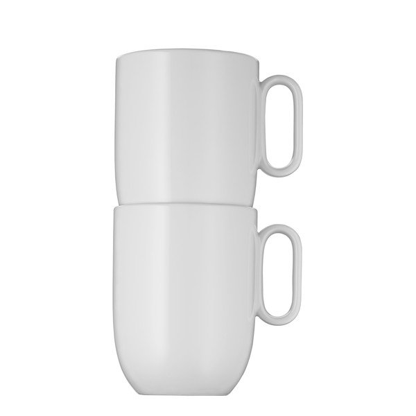 Bele porcelanaste skodelice v kompletu 2 ks 380 ml Barista – WMF-image-3