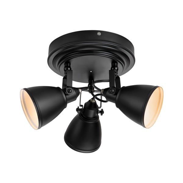 Črna reflektoska svetilka Markslöjd Fjällbacka 3L