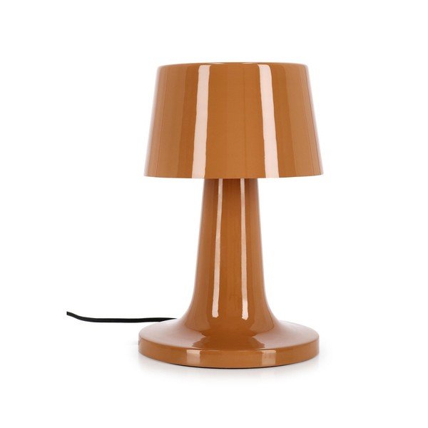 Oranžna kovinska LED namizna svetilka s kovinskim senčilom (višina 51 cm) Turner – Bizzotto