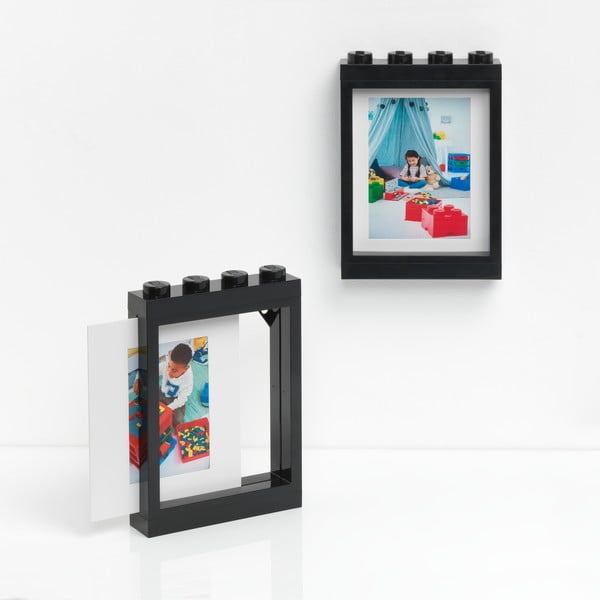 Črn okvir za fotografije LEGO®, 19,3 x 26,8 cm-image-3
