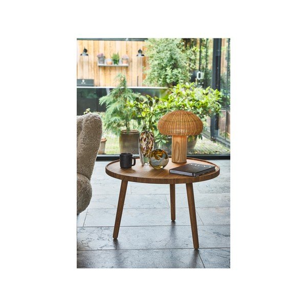 LED namizna svetilka v naravni barvi s senčnikom iz ratana (višina 32 cm) – Villa Collection-image-4